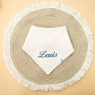 Personalized Embroidered Baby Name Bibs - SwaddleAn