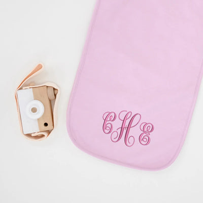 Personalized Monogram Baby Burp Cloths - SwaddleAn