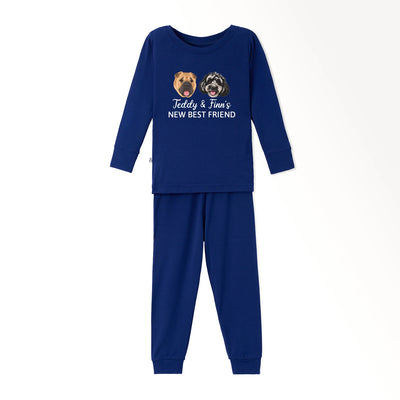 Printed New Best Friend Baby Pajamas