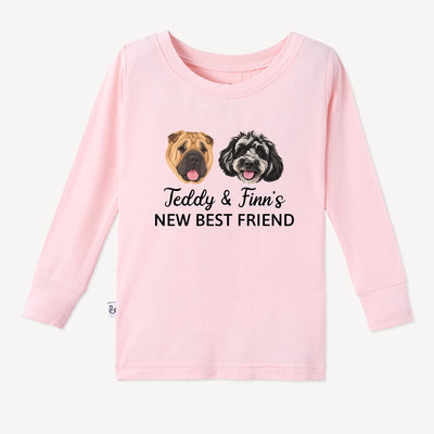 Printed New Best Friend Baby Pajamas