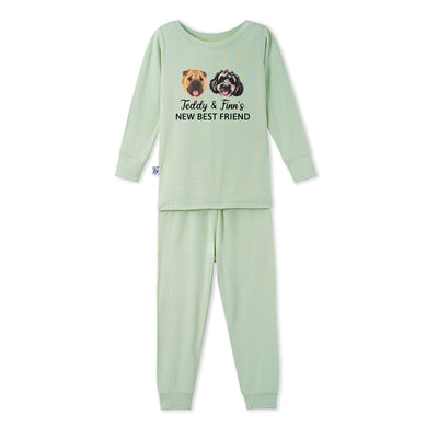 Printed New Best Friend Baby Pajamas