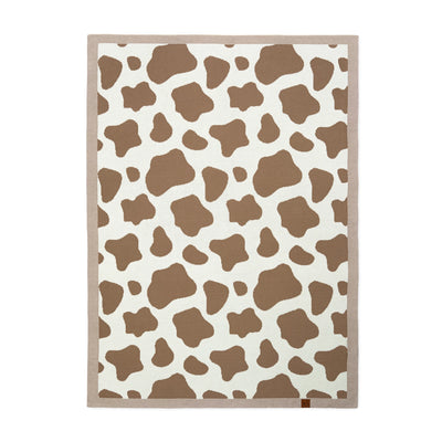 Baby Cow Jacquard Knit Blanket