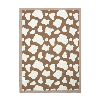 Baby Cow Jacquard Knit Blanket