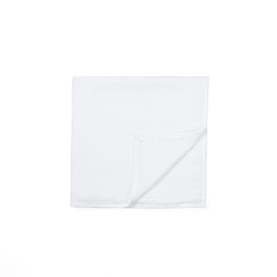 Baby Muslin Swaddle Blanket in White