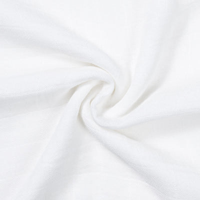 Baby Muslin Swaddle Blanket in White