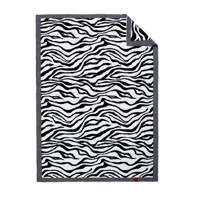 Baby Zebra Jacquard Knit Blanket