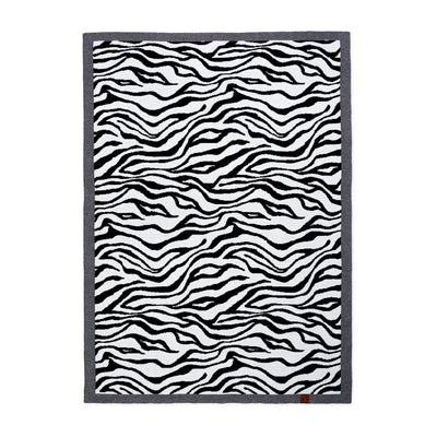 Baby Zebra Jacquard Knit Blanket