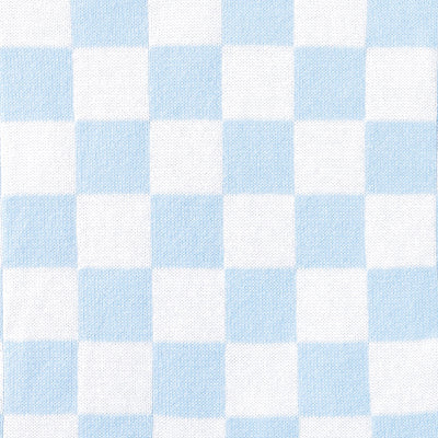 Blue Checker Baby Knit Playsuit