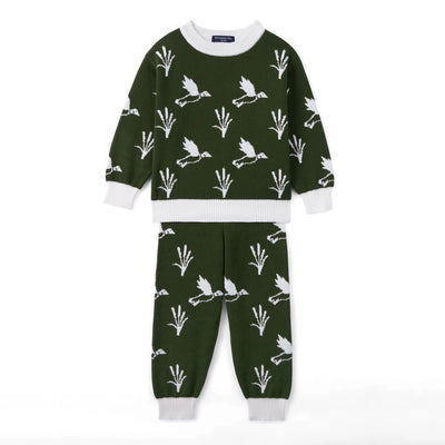 Mallard Duck Knit Jogger Pants
