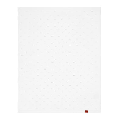 Pointelle Baby Knit Blanket in White
