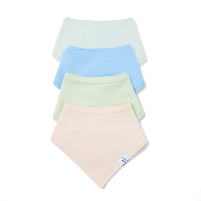 Bamboo Bandana Bibs in Blue Bell