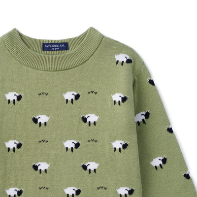 Sheep Countryside Knit Kids Sweater