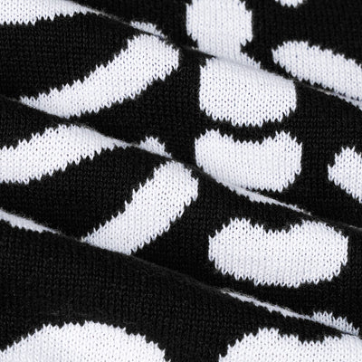 Skeleton Halloween Long Sleeve Knit Baby Romper