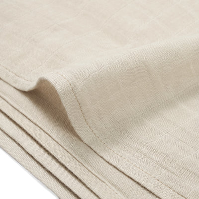Baby Muslin Swaddle Blanket in Cream