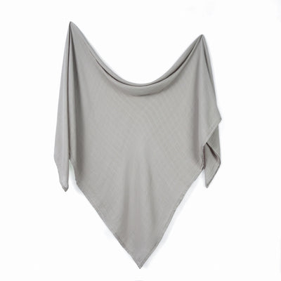 Baby Muslin Swaddle Blanket in Light Grey