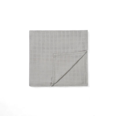 Baby Muslin Swaddle Blanket in Light Grey