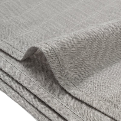 Baby Muslin Swaddle Blanket in Light Grey