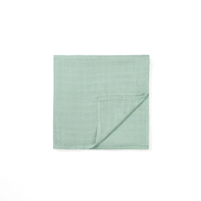 Baby Muslin Swaddle Blanket in Sage Green