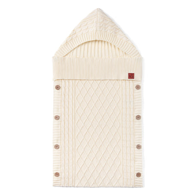Cable Knit Baby Sleep Sack in Cream