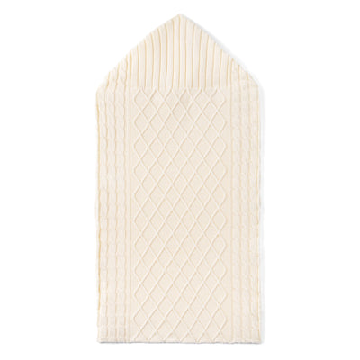 Cable Knit Baby Sleep Sack in Cream