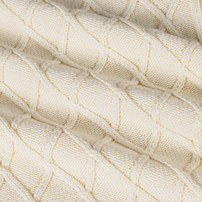Cable Knit Baby Sleep Sack in Cream