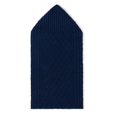 Cable Knit Baby Sleep Sack in Navy
