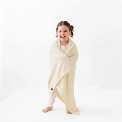 Pointelle Baby Knit Blanket in Cream