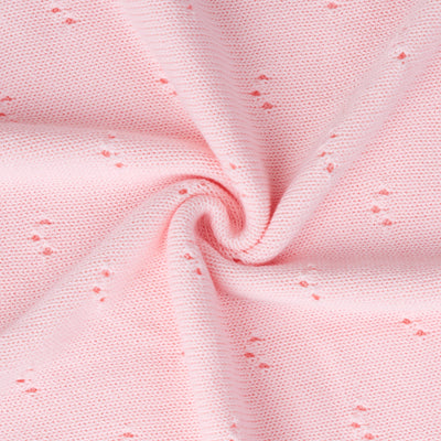 Pointelle Baby Knit Blanket in Pink