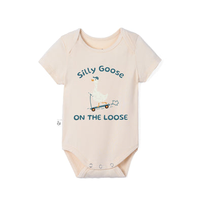 Silly Goose On The Loose Bamboo Baby Onesie