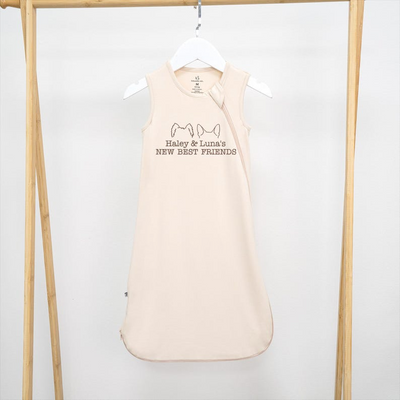 Personalized Dog Sleeping Bag | Celebrating Their First Best Friend SwaddleAn