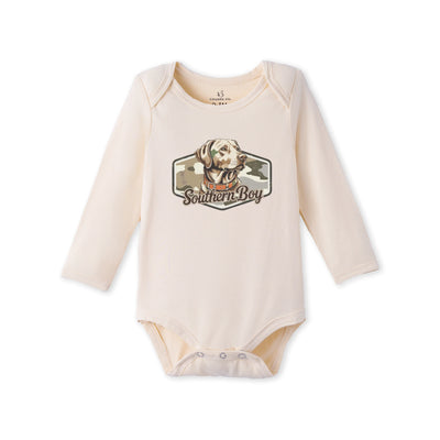 Southern Boy Bubble Hunting Baby Onesie