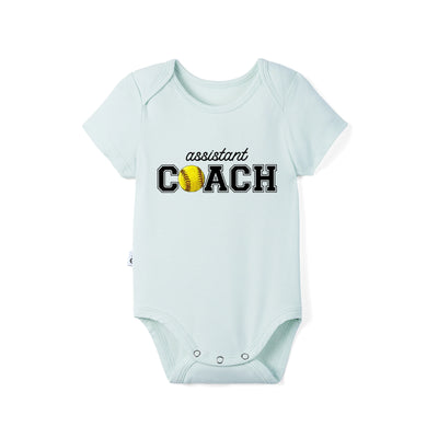 Assistant Coach Softball Baby Bamboo Bodysuit
