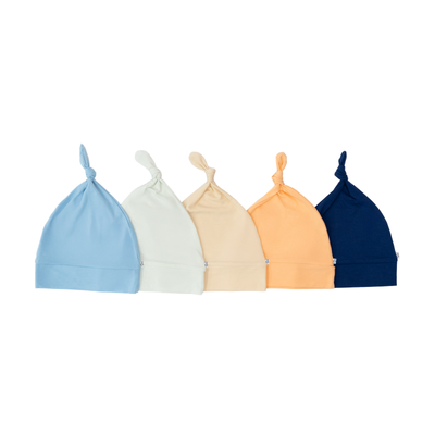 Baby Knotted Cap - Personalized Embroidery Name SwaddleAn