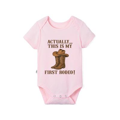 Actually this is my First Rodeo Bamboo Baby Onesie