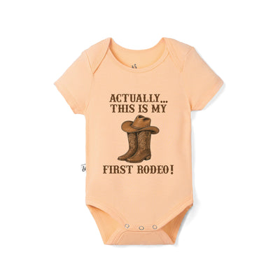 Actually this is my First Rodeo Bamboo Baby Onesie