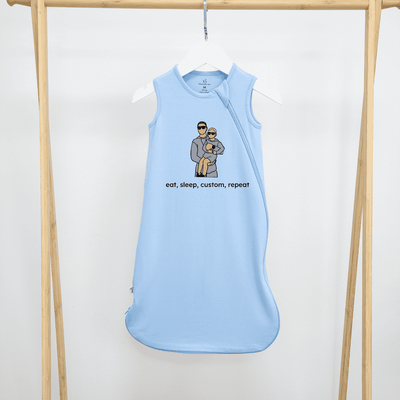 Custom Baby Portrait Sleep Sack | A Timeless Work of Art SwaddleAn