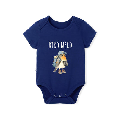 Bird Nerd Baby Bamboo Onesie