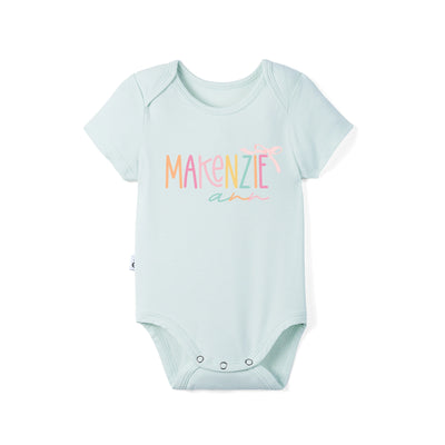 Custom Colorful Doodle Name Baby Onesie