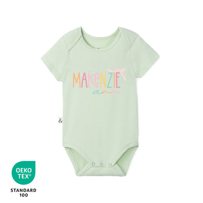 Custom Colorful Doodle Name Baby Onesie