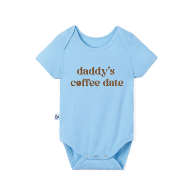 Daddy's Coffee Date Bamboo Baby Bodysuit