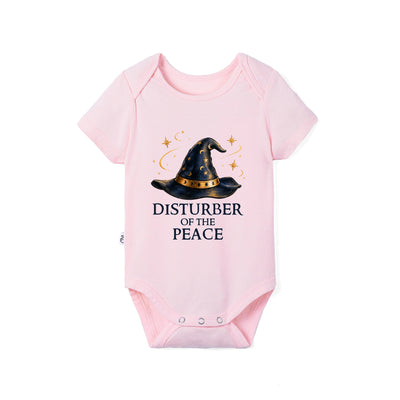 Disturber of the peace Halloween Baby Bamboo Onesie