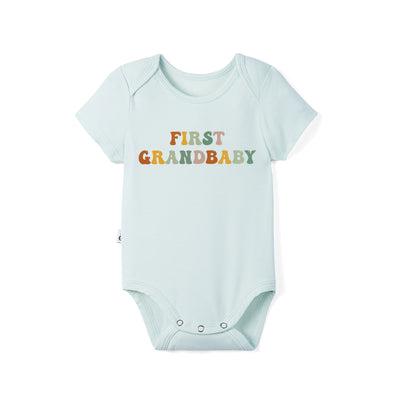 Groovy First Grandbaby Bamboo Baby Onesie