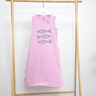 Embroidered Sardines Sleep Sack for a Dash of Playful Charm SwaddleAn