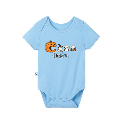 Custom Halloween Ghost Bamboo Baby Bodysuit
