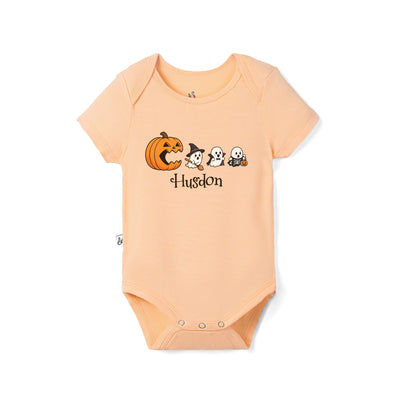 Custom Halloween Ghost Bamboo Baby Bodysuit