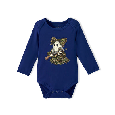 Hunting Ghost Bamboo Baby Onesie