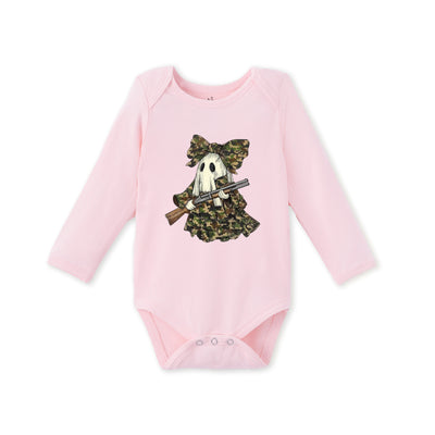 Hunting Ghost Bamboo Baby Onesie