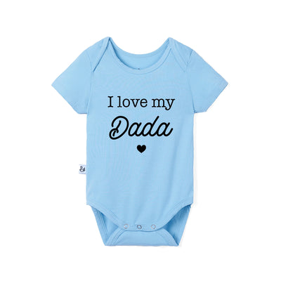 'I Love My Dada' Bamboo Baby Bodysuit