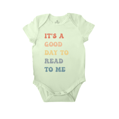 'Read to Me' Bodysuit for Your Little Bookworm SwaddleAn