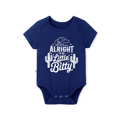 It's alright to be little bitty Bamboo Baby Onesie